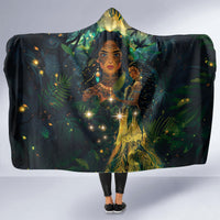 New Zealand Matariki Hooded Blanket Rongoā Māori Wellbeing and Good Luck