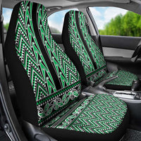 New Zealand Maori Niho Taniwha Car Seat Cover Kakariki Mangopare and Puhoro Pattern LT9 - Polynesian Pride