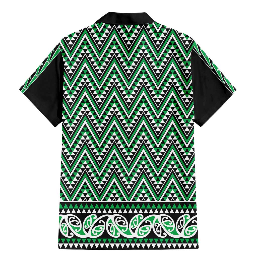 New Zealand Maori Niho Taniwha Family Matching Mermaid Dress and Hawaiian Shirt Kakariki Mangopare and Puhoro Pattern LT9 - Polynesian Pride