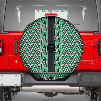 New Zealand Maori Niho Taniwha Spare Tire Cover Kakariki Mangopare and Puhoro Pattern LT9 - Polynesian Pride