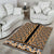 New Zealand Maori Niho Taniwha Area Rug Karaka Mangopare and Puhoro Pattern