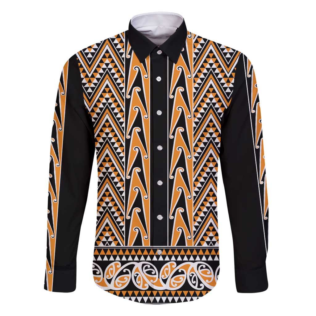 New Zealand Maori Niho Taniwha Family Matching Mermaid Dress and Hawaiian Shirt Karaka Mangopare and Puhoro Pattern