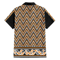 New Zealand Maori Niho Taniwha Family Matching Summer Maxi Dress and Hawaiian Shirt Karaka Mangopare and Puhoro Pattern