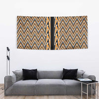 New Zealand Maori Niho Taniwha Tapestry Karaka Mangopare and Puhoro Pattern