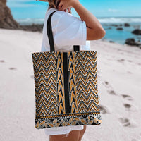 New Zealand Maori Niho Taniwha Tote Bag Karaka Mangopare and Puhoro Pattern - Polynesian Pride
