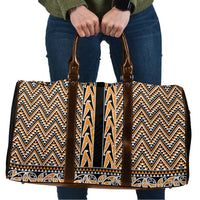 New Zealand Maori Niho Taniwha Travel Bag Karaka Mangopare and Puhoro Pattern - Polynesian Pride