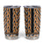 New Zealand Maori Niho Taniwha Tumbler Cup Karaka Mangopare and Puhoro Pattern