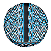 New Zealand Maori Niho Taniwha Spare Tire Cover Kikorangi Mangopare and Puhoro Pattern LT9 - Polynesian Pride