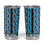 New Zealand Maori Niho Taniwha Tumbler Cup Kikorangi Mangopare and Puhoro Pattern