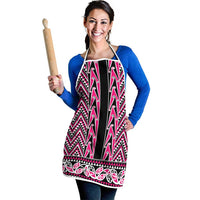 New Zealand Maori Niho Taniwha Apron Mawhero Mangopare and Puhoro Pattern - Polynesian Pride