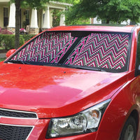 New Zealand Maori Niho Taniwha Auto Sun Shade Mawhero Mangopare and Puhoro Pattern LT9 - Polynesian Pride