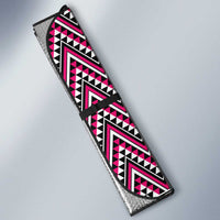 New Zealand Maori Niho Taniwha Auto Sun Shade Mawhero Mangopare and Puhoro Pattern LT9 - Polynesian Pride