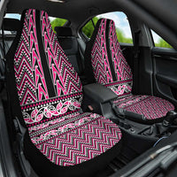 New Zealand Maori Niho Taniwha Car Seat Cover Mawhero Mangopare and Puhoro Pattern LT9 One Size Pink - Polynesian Pride