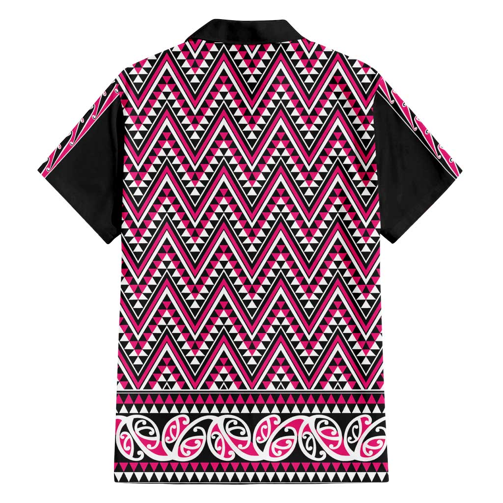 New Zealand Maori Niho Taniwha Family Matching Off Shoulder Short Dress and Hawaiian Shirt Mawhero Mangopare and Puhoro Pattern LT9 - Polynesian Pride