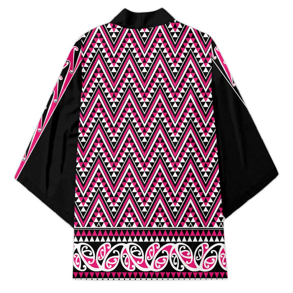 New Zealand Maori Niho Taniwha Kimono Mawhero Mangopare and Puhoro Pattern - Polynesian Pride