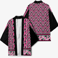 New Zealand Maori Niho Taniwha Kimono Mawhero Mangopare and Puhoro Pattern - Polynesian Pride