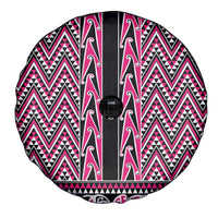 New Zealand Maori Niho Taniwha Spare Tire Cover Mawhero Mangopare and Puhoro Pattern LT9 - Polynesian Pride