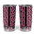 New Zealand Maori Niho Taniwha Tumbler Cup Mawhero Mangopare and Puhoro Pattern