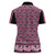 New Zealand Maori Niho Taniwha Women Polo Shirt Mawhero Mangopare and Puhoro Pattern
