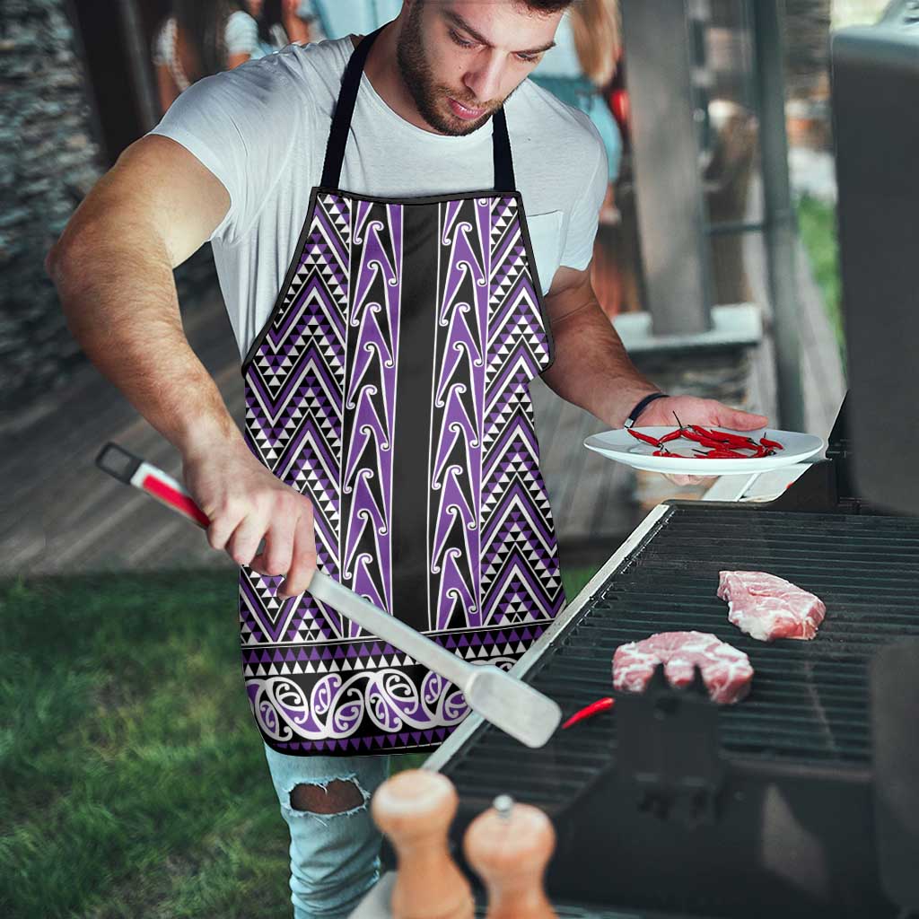 New Zealand Maori Niho Taniwha Apron Waiporopo Mangopare and Puhoro Pattern - Polynesian Pride