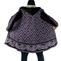 New Zealand Maori Niho Taniwha Cloak Waiporopo Mangopare and Puhoro Pattern - Polynesian Pride