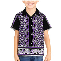 New Zealand Maori Niho Taniwha Family Matching Mermaid Dress and Hawaiian Shirt Waiporopo Mangopare and Puhoro Pattern