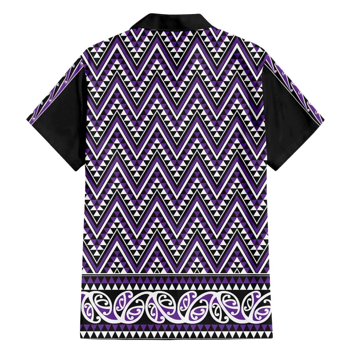 New Zealand Maori Niho Taniwha Family Matching Off The Shoulder Long Sleeve Dress and Hawaiian Shirt Waiporopo Mangopare and Puhoro Pattern LT9 - Polynesian Pride