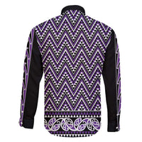 New Zealand Maori Niho Taniwha Family Matching Off Shoulder Short Dress and Hawaiian Shirt Waiporopo Mangopare and Puhoro Pattern LT9 - Polynesian Pride