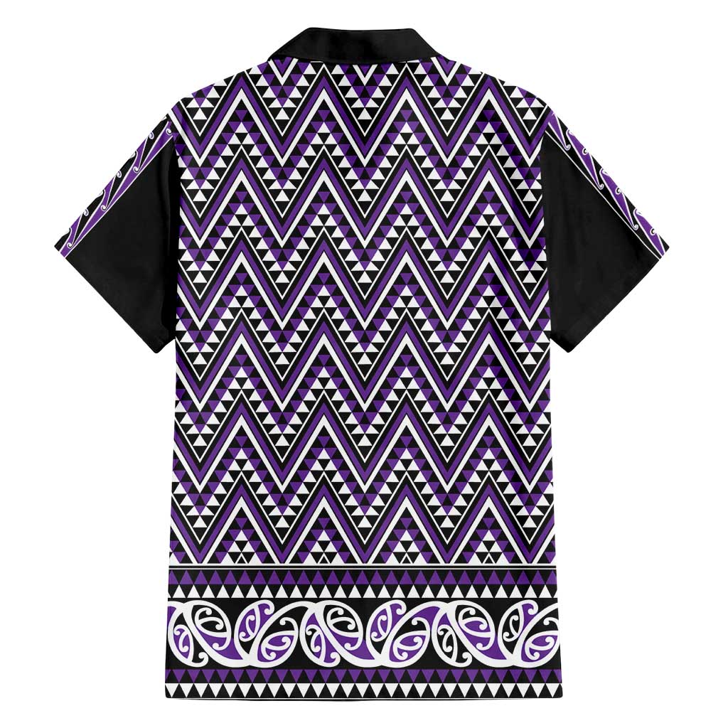 New Zealand Maori Niho Taniwha Family Matching Puletasi and Hawaiian Shirt Waiporopo Mangopare and Puhoro Pattern LT9 - Polynesian Pride