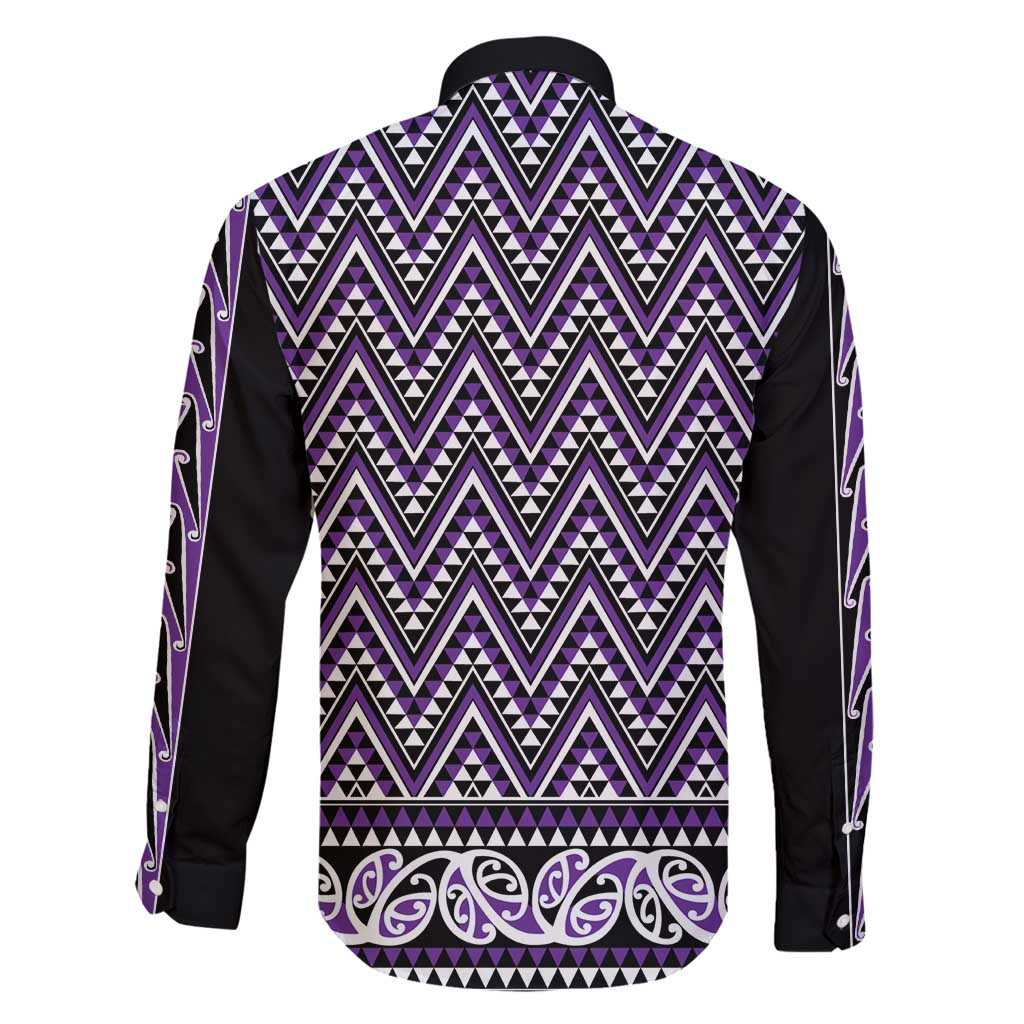New Zealand Maori Niho Taniwha Family Matching Puletasi and Hawaiian Shirt Waiporopo Mangopare and Puhoro Pattern LT9 - Polynesian Pride