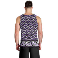 New Zealand Maori Niho Taniwha Men Tank Top Waiporopo Mangopare and Puhoro Pattern LT9 - Polynesian Pride