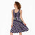 New Zealand Maori Niho Taniwha Midi Dress Waiporopo Mangopare and Puhoro Pattern - Polynesian Pride