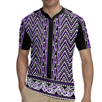 New Zealand Maori Niho Taniwha Rugby Jersey Waiporopo Mangopare and Puhoro Pattern