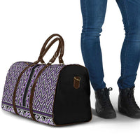 New Zealand Maori Niho Taniwha Travel Bag Waiporopo Mangopare and Puhoro Pattern LT9 - Polynesian Pride
