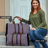 New Zealand Maori Niho Taniwha Travel Bag Waiporopo Mangopare and Puhoro Pattern LT9 - Polynesian Pride