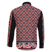 New Zealand Maori Niho Taniwha Family Matching Mermaid Dress and Hawaiian Shirt Whero Mangopare and Puhoro Pattern