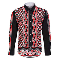 New Zealand Maori Niho Taniwha Family Matching Puletasi and Hawaiian Shirt Whero Mangopare and Puhoro Pattern