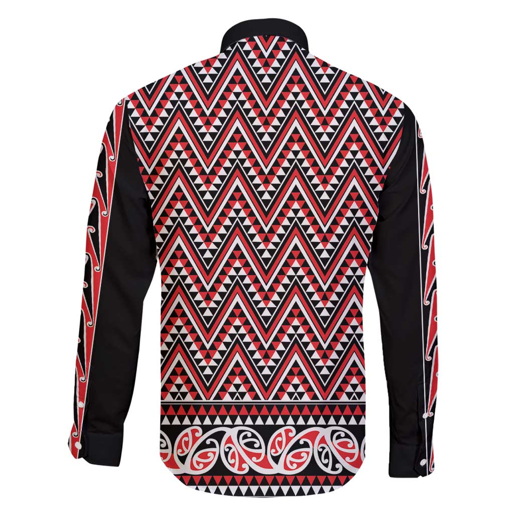 New Zealand Maori Niho Taniwha Family Matching Short Sleeve Bodycon Dress and Hawaiian Shirt Whero Mangopare and Puhoro Pattern