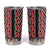 New Zealand Maori Niho Taniwha Tumbler Cup Whero Mangopare and Puhoro Pattern