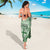 Vintage Bula Fiji Personalised Sarong Green Hibiscus Tapa Pattern LT9