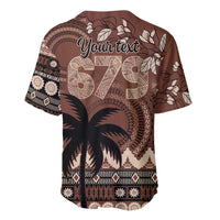 Personalised Bula Fiji 679 Baseball Jersey Fijian Tagimoucia Masi Tapa Art LT9 - Polynesian Pride