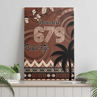 Personalised Bula Fiji 679 Canvas Wall Art Fijian Tagimoucia Masi Tapa Art LT9 - Polynesian Pride