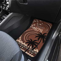 Personalised Bula Fiji 679 Car Mats Fijian Tagimoucia Masi Tapa Art LT9 - Polynesian Pride