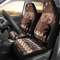 Personalised Bula Fiji 679 Car Seat Cover Fijian Tagimoucia Masi Tapa Art LT9 - Polynesian Pride