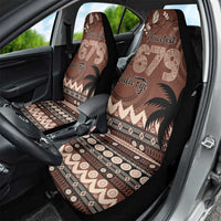 Personalised Bula Fiji 679 Car Seat Cover Fijian Tagimoucia Masi Tapa Art LT9 - Polynesian Pride