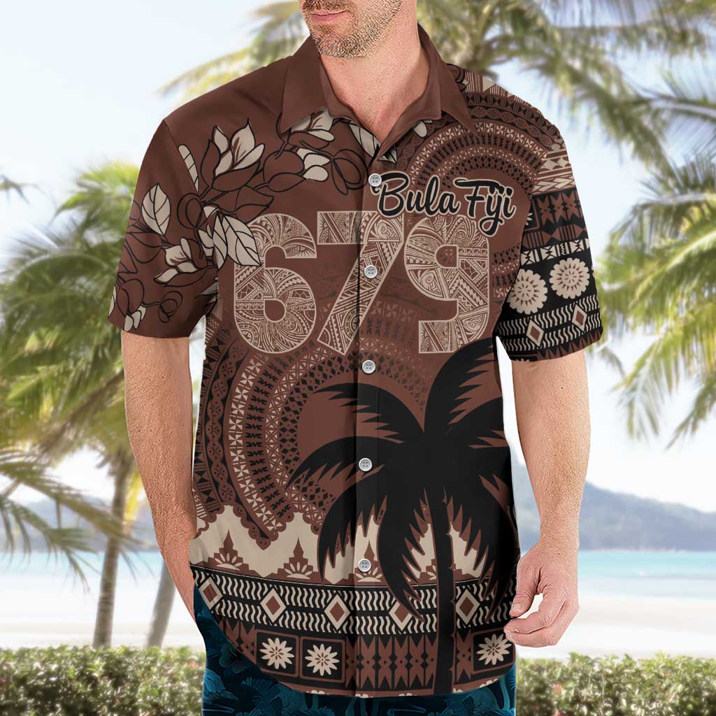 Personalised Bula Fiji 679 Hawaiian Shirt Fijian Tagimoucia Masi Tapa Art LT9 - Polynesian Pride