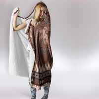 Personalised Bula Fiji 679 Hooded Blanket Fijian Tagimoucia Masi Tapa Art LT9 - Polynesian Pride