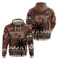 Personalised Bula Fiji 679 Hoodie Fijian Tagimoucia Masi Tapa Art LT9 - Polynesian Pride