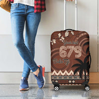 Personalised Bula Fiji 679 Luggage Cover Fijian Tagimoucia Masi Tapa Art LT9 - Polynesian Pride