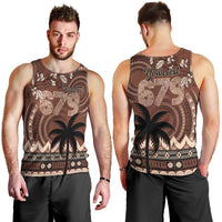 Personalised Bula Fiji 679 Men Tank Top Fijian Tagimoucia Masi Tapa Art LT9 - Polynesian Pride